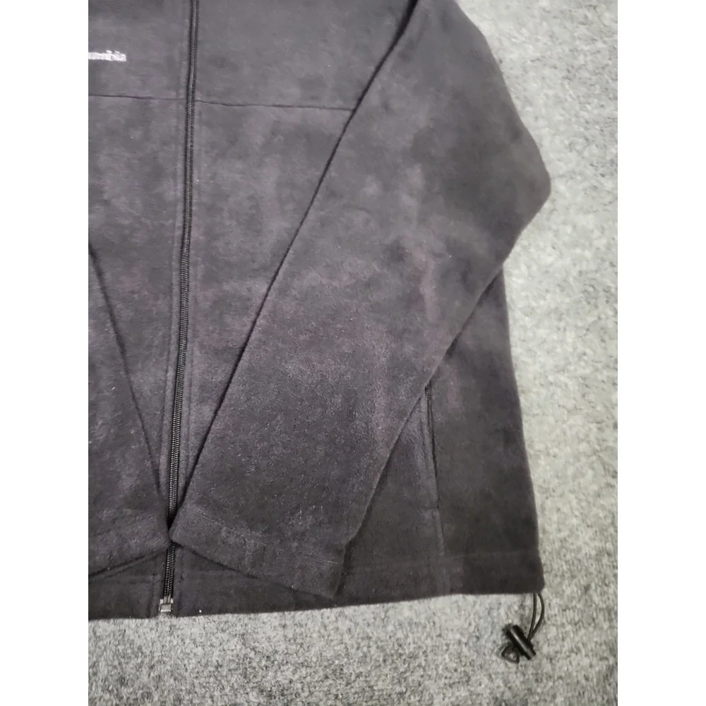 Columbia Steens Mountain 2.0 Full Zip Fleece Jacket BLACK Men XL VM6113